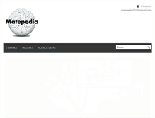 Tablet Screenshot of matepedia.com